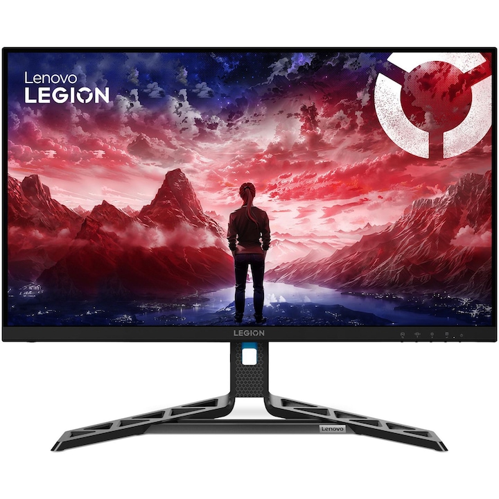 Monitor Gaming LED IPS Lenovo Legion Y27h-30, 27 inch, QHD, 2560x1440, 180 Hz, 0.5ms, Display Port, HDMI, FreeSync, Raven Black - imagine 2