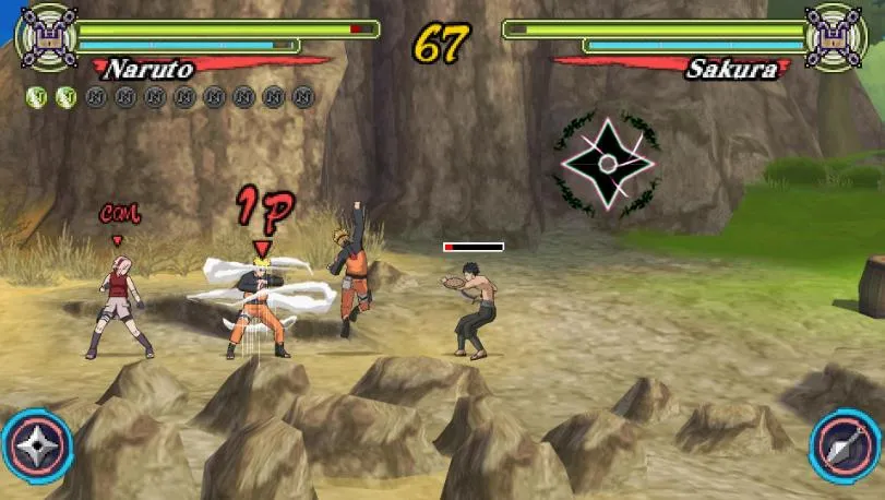 Naruto Shippuden Ultimate Ninja Heroes 3 - Joc PSP - imagine 4