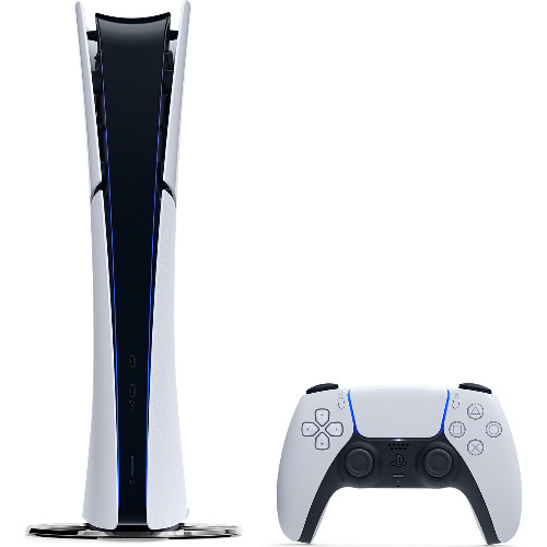 Consola Sony Playstation 5 Slim Digital 825 GB + Controller, Alb - imagine 2