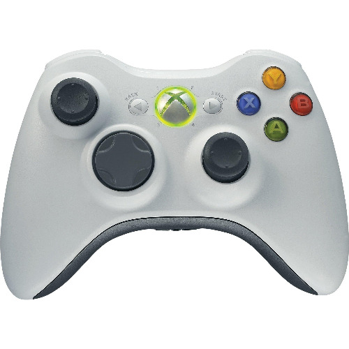 Controller Microsoft Xbox 360, Wireless, White