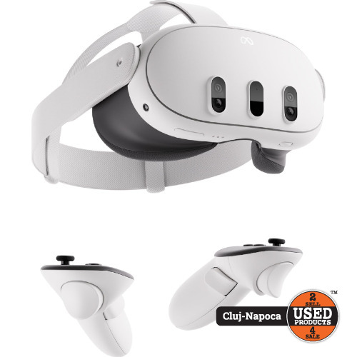 Casca VR All-in-One Oculus Meta Quest 3, 512 Gb, White - imagine 2
