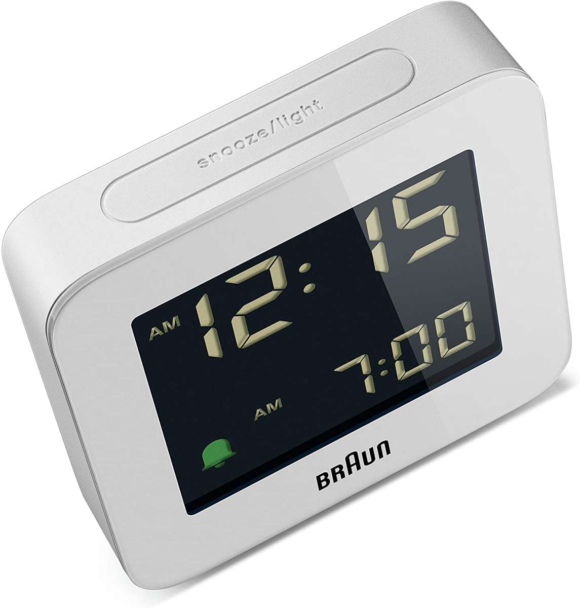 Ceas de Birou cu Radio Control si Alarma Braun BC09W-DCF, Alb, 24 Luni Garantie (Produs NOU!)