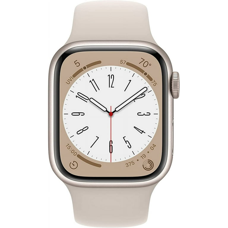 Apple Watch Series 8 41 mm A2770, GPS, Starlight Aluminum Case