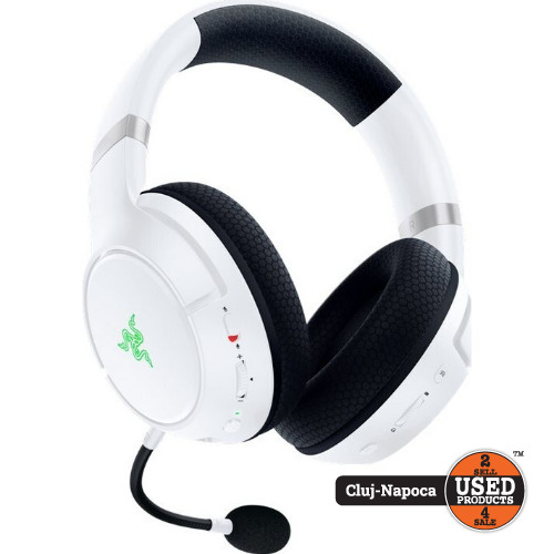 Casti gaming Wireless Razer Kaira Pro Headset, Bluetooth, pentru Xbox, White