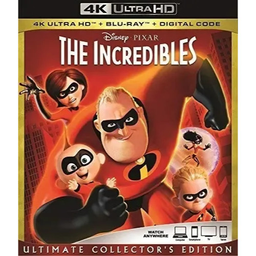 The Incredibles - 4k Ultra HD Blu-Ray