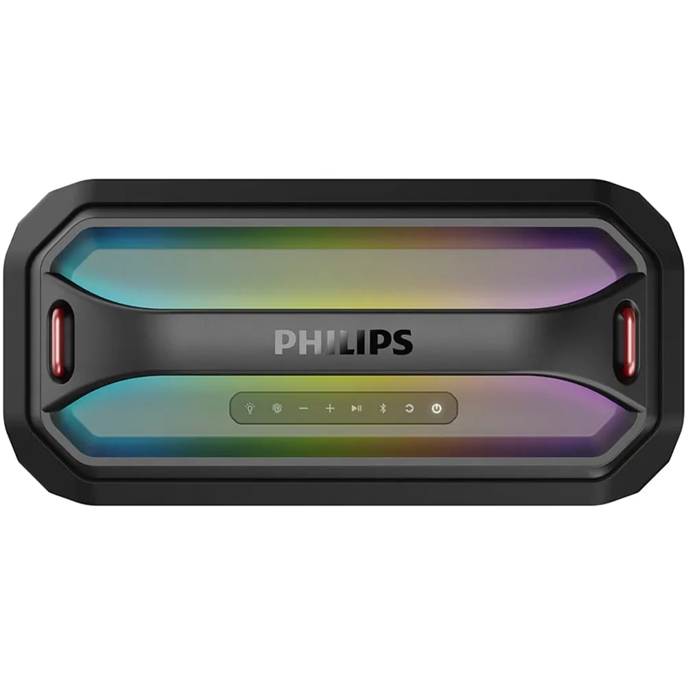Boxa portabila Philips TAS7000EB/00, 50W, Bass+, Bluetooth 6.0, TWS, Auracast, USB, LED RGB light, IP67, Autonomie 24h, Negru - imagine 2