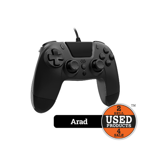 Controller Gioteck VX4 wired compatibil PS4/PC Black VX4PS4-01-MU - imagine 4