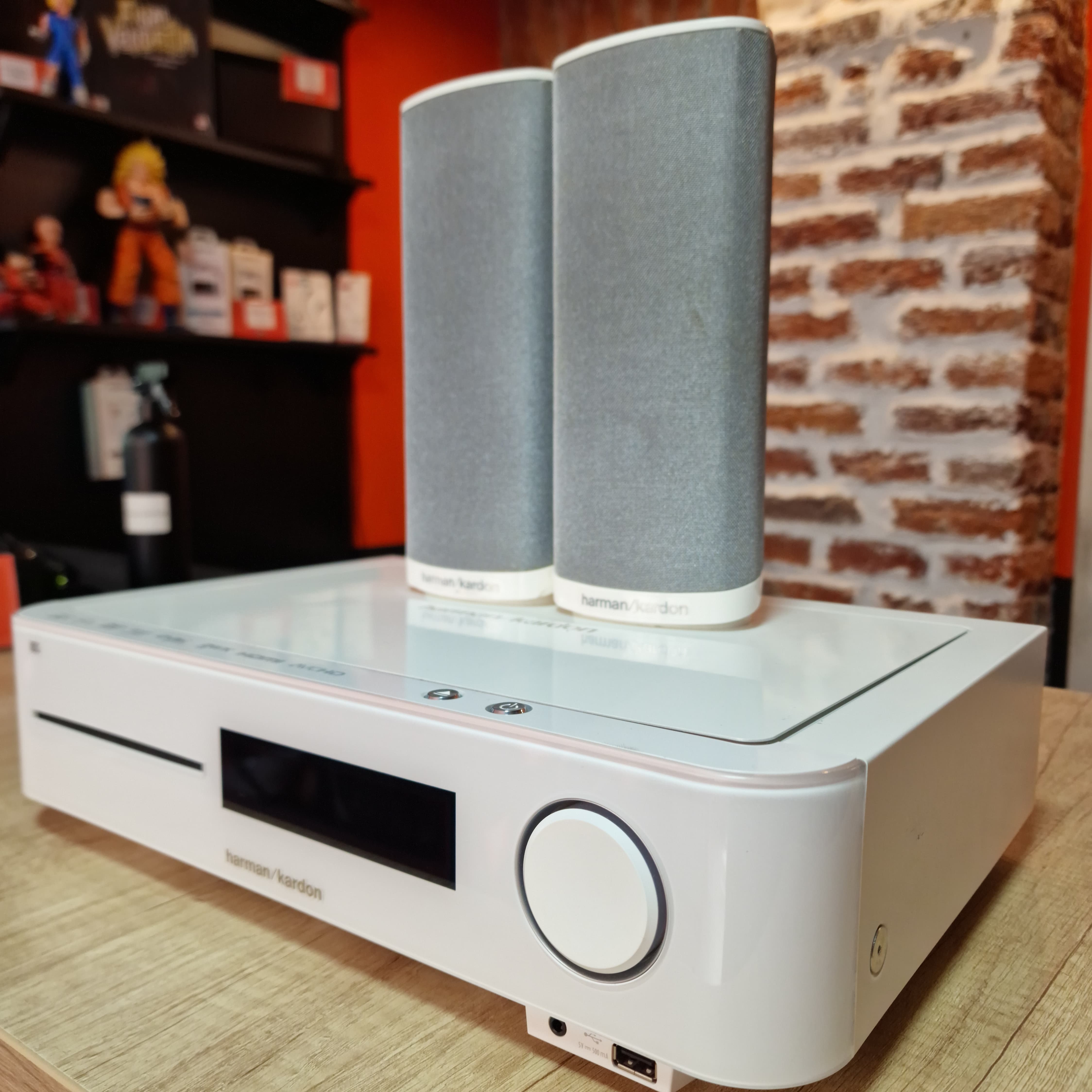 Blu-ray Player Harman Kardon BDS-270, 2.1, 2x Satelit, Lipsa Subwoofer/Telecomanda, HDMI, USB, FM, 3D, White - imagine 3