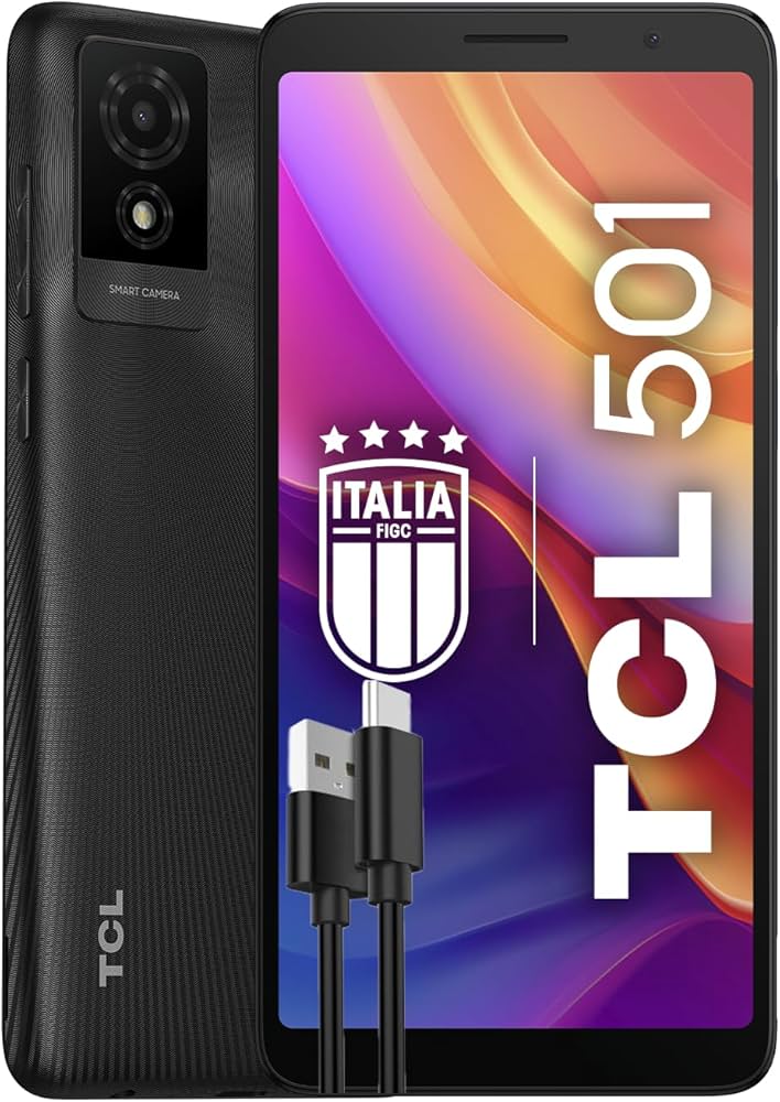 TCL 501 32 Gb, Dual SIM, 2 Gb RAM, Prime Black (Produs NOU!) - Garantie 24 LUNI