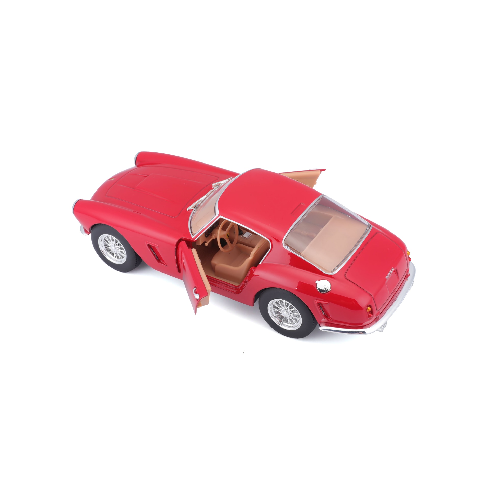 Macheta AUTO Colectie HotWheels Ferrari 250 GT Berlinetta Lusso Scara 1/18, Rosu - imagine 2