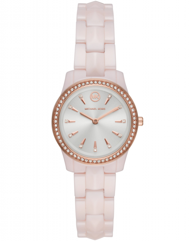 Ceas Michael Kors Runway Mercer Pink Ceramic MK6841