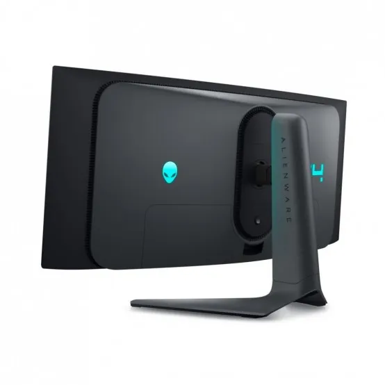 Monitor Gaming Curbat QD-OLED DELL Alienware AW3423DWF 34 inch, 4K UHD (3440x1440), 165Hz, 0.1ms GTG, AMD FreeSync Premium Pro, VESA AdaptiveSync, DisplayHDR TrueBlack 400, Hub USB, HDMI, 2x DisplayPort, Pivot, Vesa, Negru - imagine 3