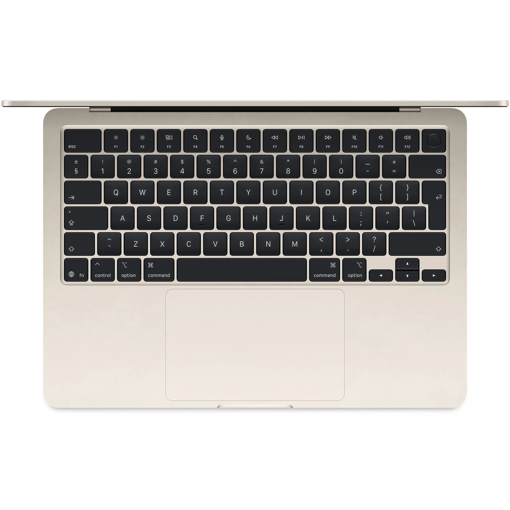 Apple MacBook AIR 13 2025, A3240, Display 13.6 inch Retina IPS, Apple M4 10-Core, 16 Gb RAM LPDDR5, SSD 512 Gb, Apple 10-Core GPU, Touch ID, 2x Thunderbolt, Camera Web FHD 1080p, Starlight - imagine 2
