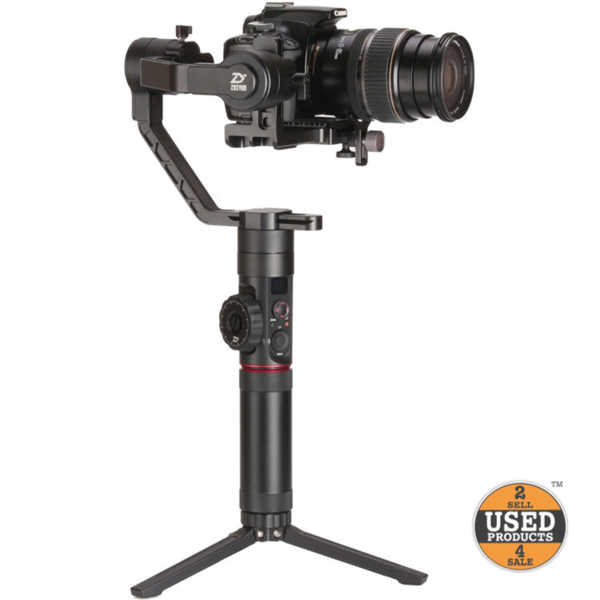 Sistem de stabilizare Zhiyun Crane 2, 3 Axe, pentru DSLR si Mirrorless, Aluminiu, Max. 3.2Kg, Panorama si Rotire 360 Grade, Inclinare 185 grade, 1.25 Kg - imagine 2