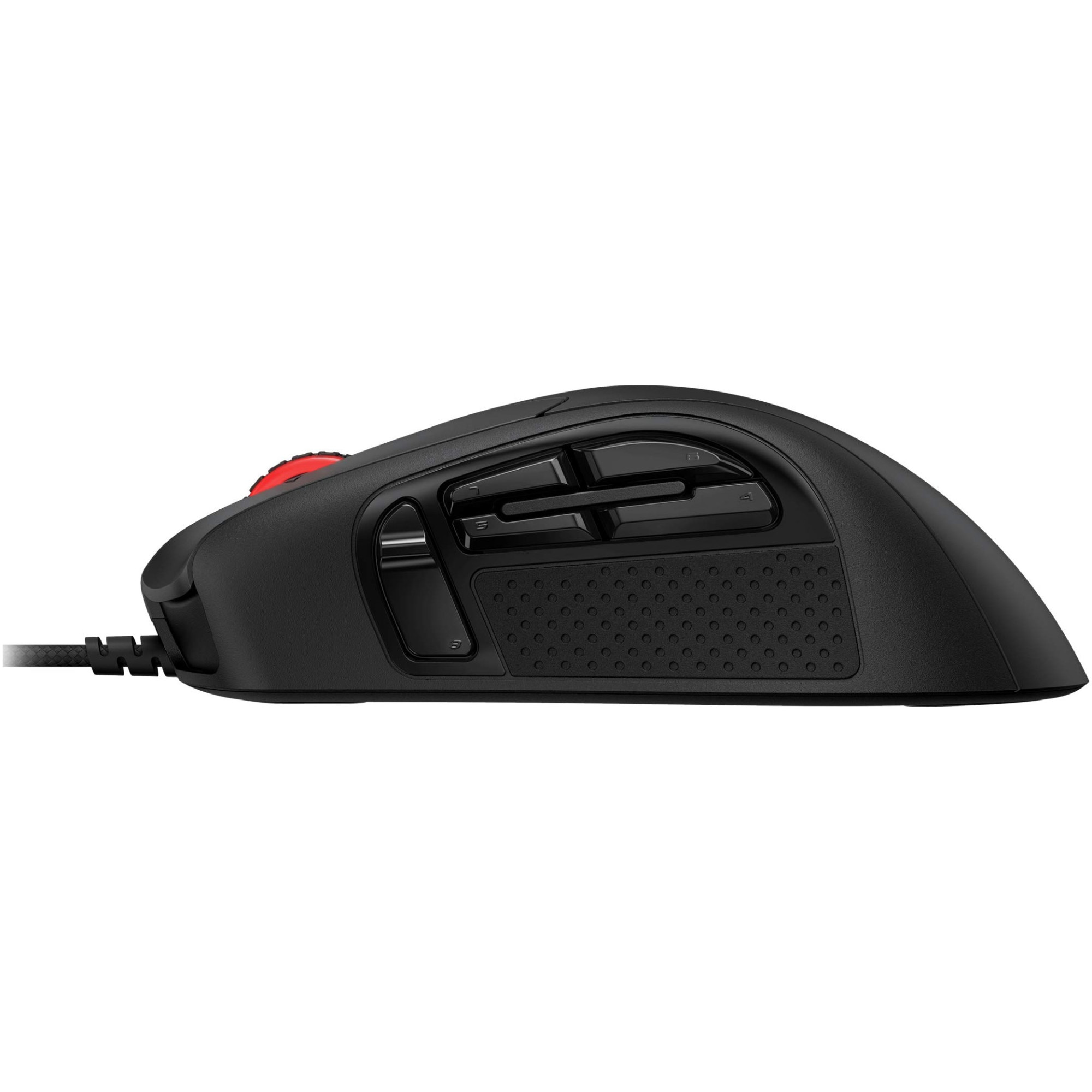 Mouse gaming cu fir HyperX Pulsefire Raid, model HX-MC005B, 11 butoane programabile, senzor Pixart 3389, iluminare RGB, negru - imagine 2