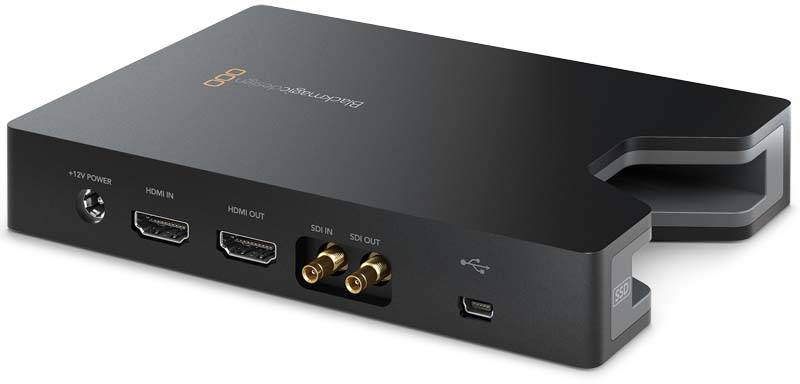 SSD Video Recorder Blackmagic Design HyperDeck Shuttle 2, 2.5 Inch SATA 3 Gb/s, SDI In, SDI Out, HDMI In/Out, Mini USB, Negru - imagine 2