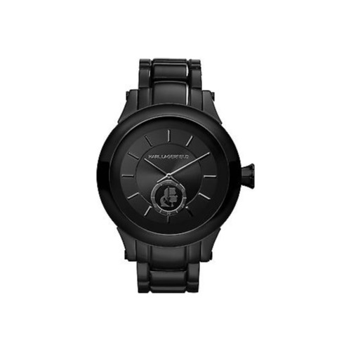 Ceas Unisex Karl Lagerfeld Kl-1201, 44mm ,Analogic, Quartz, Oțel Inoxidabil, WR 100M, Negru