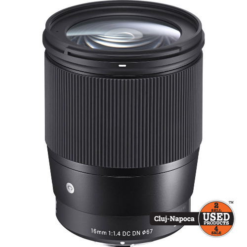 Obiectiv foto Sigma 16mm F1.4 DC DN, Contemporan, montura Canon - imagine 2