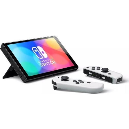 Consola portabila Nintendo Switch OLED, 64 Gb, White - imagine 2