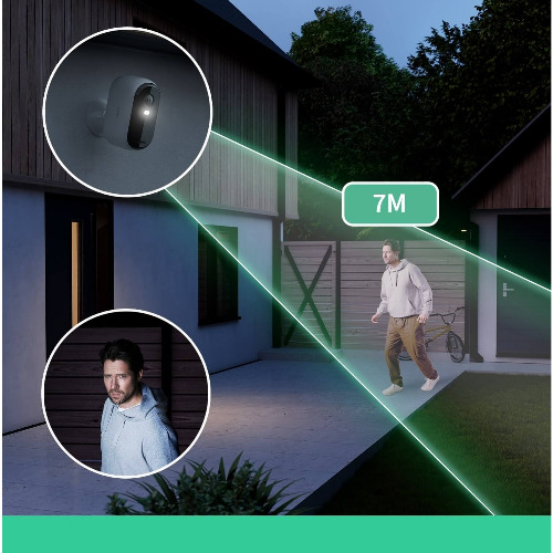 Camera de Securitate Pentru Exterior Arlo Essential, Full HD, Statie De Baza Nu Este Inclusa, 2 Buc, Negru - imagine 2
