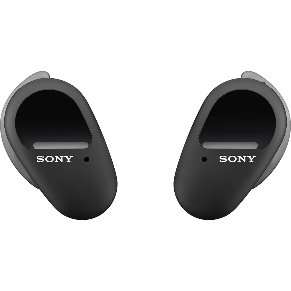 Casti sport In-Ear Sony WF-SP800NB, True Wireless, Bluetooth, Microfon, Autonomie 18 ore, Negru - imagine 2