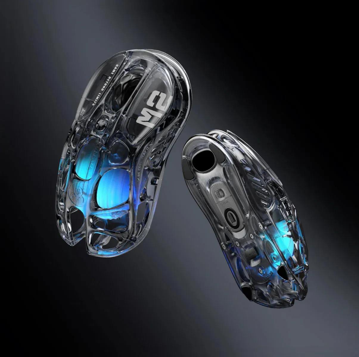 Mouse Gaming GravaStar Mercury M2, 26000 Dpi, 5 Butoane Programabile, Transparent Black - imagine 2