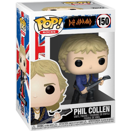 Figurina de vinil Funko POP! Rocks Def Leppard Phil Collen 150