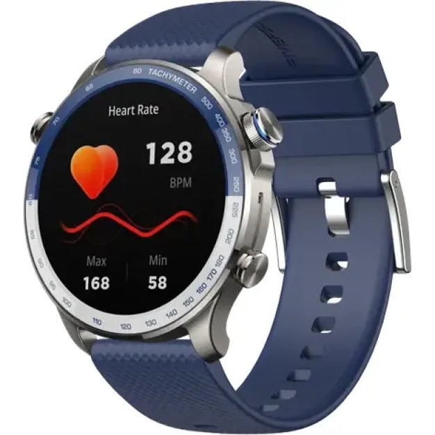 Smartwatch RIVERSONG Motive 10 GT, 1.43 inch, GPS, Amoled Display, Blue