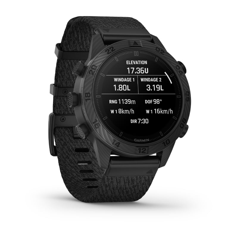 Ceas Garmin Marq ( gen 2 ) - Carbon Edition, 46 mm, AMOLED Touchscreen, Cristal Safir, Carcasa Fibră de Carbon Fuzionată