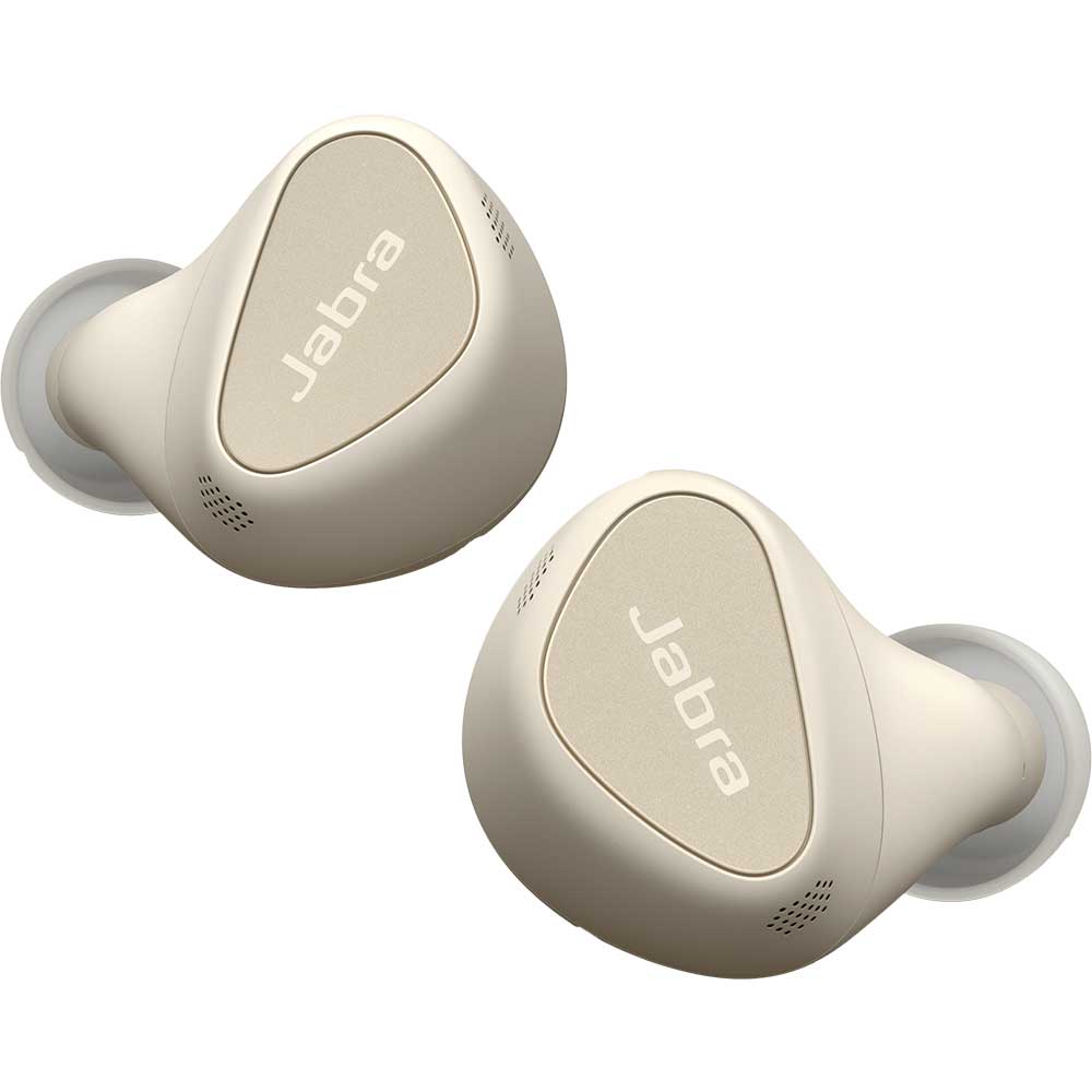 Casti In-Ear Jabra Elite 5, Bluetooth, ANC, Gold Beige - imagine 2