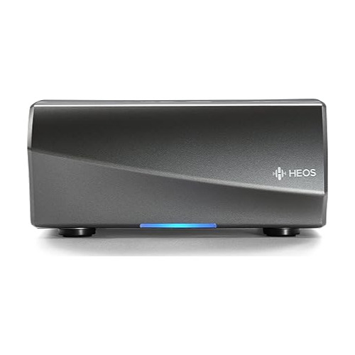 Amplificator Wireless Denon HEOS Amp, 4-16 OHMS, Subwoofer, Class 2 Wiring, Optical In, USB, Aux, Gri/Negru