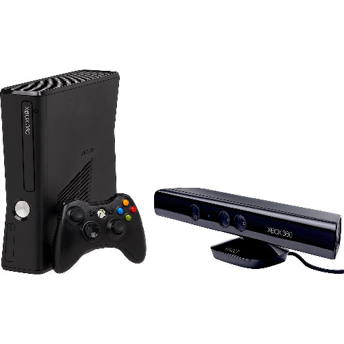 Consola Xbox 360 S 250 Gb + 2X Controller + Senzor Kinect - imagine 2