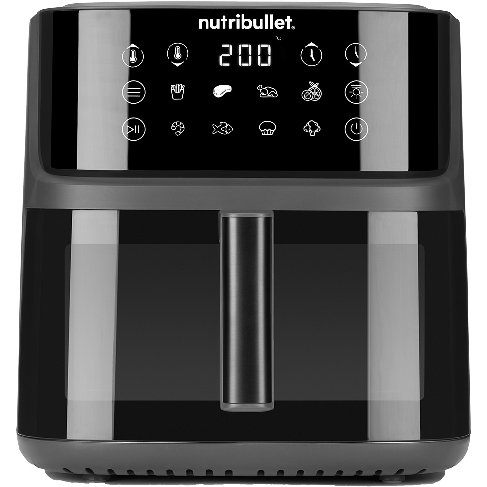 Friteuza cu aer cald NutriBullet CrispLite Vision Air Fryer, 1800W