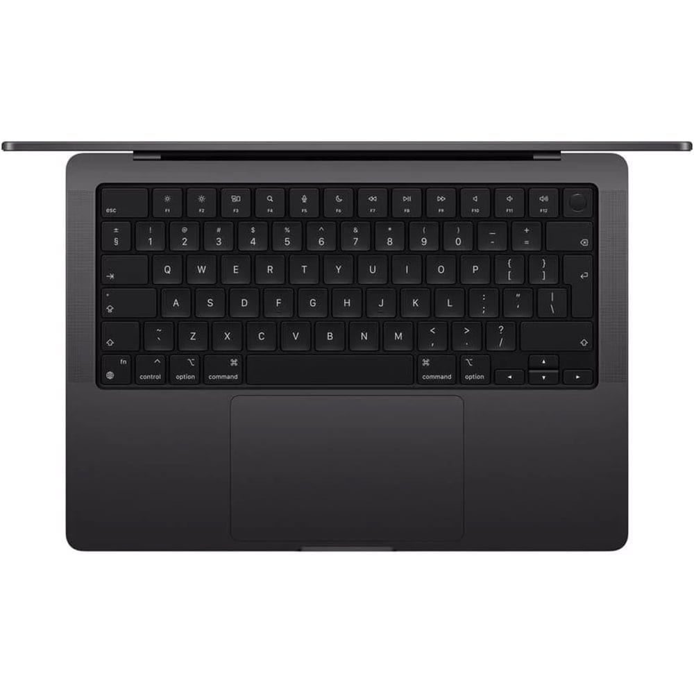 Apple MacBook Pro 14 (2024), Display 14.2 inch Liquid Retina XDR, Apple M4 10-Core, 16 GB RAM ,1 TB SSD , Apple 10-core GPU, Touch ID, 3 x Thunderbolt v4, QWERTY, A3112, Space Black, 13 cicluri, 100% - imagine 2