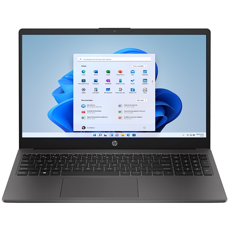 Laptop HP 250 G7 15.6 Inch FHD, Intel i7 1065G7, 8 Gb RAM DDR4, SSD 240 Gb, Gri - imagine 2
