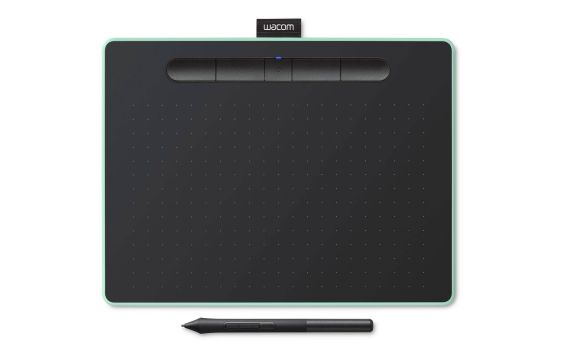 Tableta Grafica Wacom Intuos M CTL-6100WL, Bluetooth, 2540 LPI, Sensitivitate la Presiune 4096, USB-C, Multiplatforma, Negru