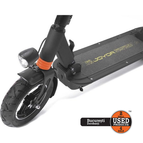Trotineta electrica JOYOR X5S, Putere 500W, Sarcina maxima 120kg, Viteza maxima 25km/h, 13.0Ah, Anvelope 10 inch pneumatic, afisaj LCD, Negru - imagine 2