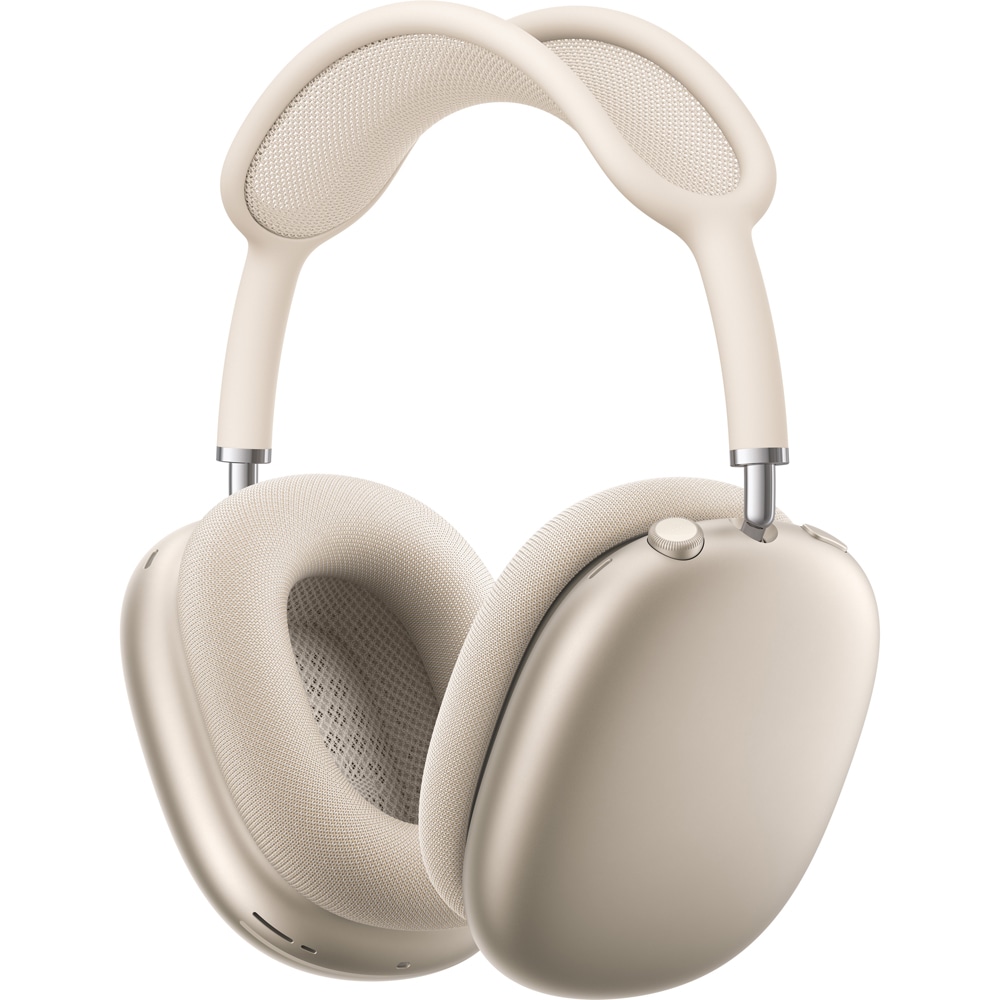Casti APPLE AirPods Max 2, Bluetooth, Over-Ear, Microfon, USB-C, Noise Cancelling, Starlight, A3454