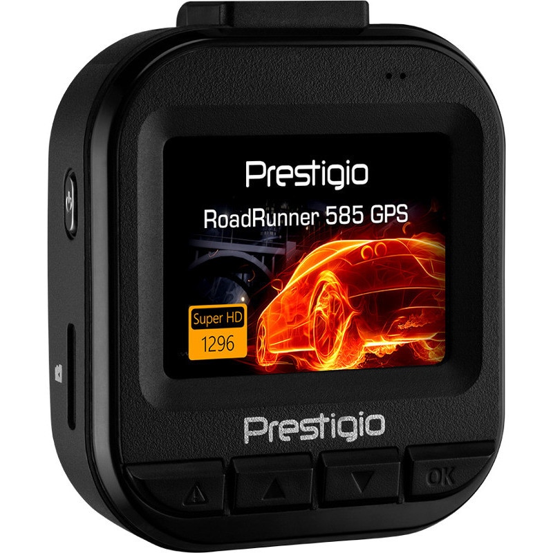 Camera Video Auto Dashcam Prestigio RoadRunner 585, Rezoluție Super HD 1296p, Unghi 160 grade, Ecran 2.0 inch, G-Sensor, Night Vision, Suport Parbriz, Negru - imagine 2