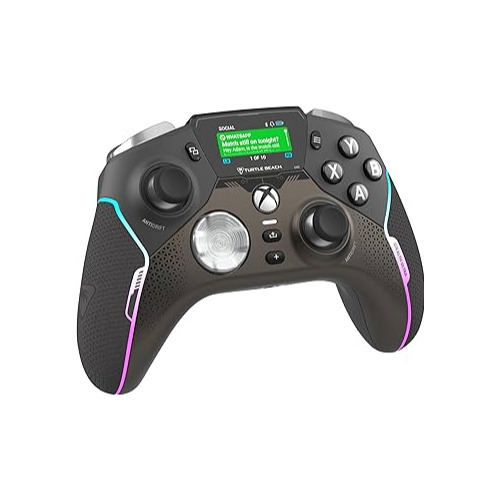 Controller Wireless Turtle Beach Stealth Ultra, RGB, 2.4 GHz, Bluetooth, USB-A, Xbox-PC-Android, Statie Incarcare Rapida, Negru