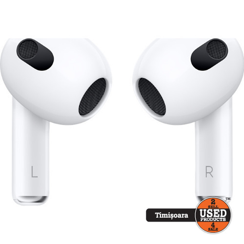 Apple AirPods 3, MagSafe Wireless Charging Case, A2897 - imagine 2