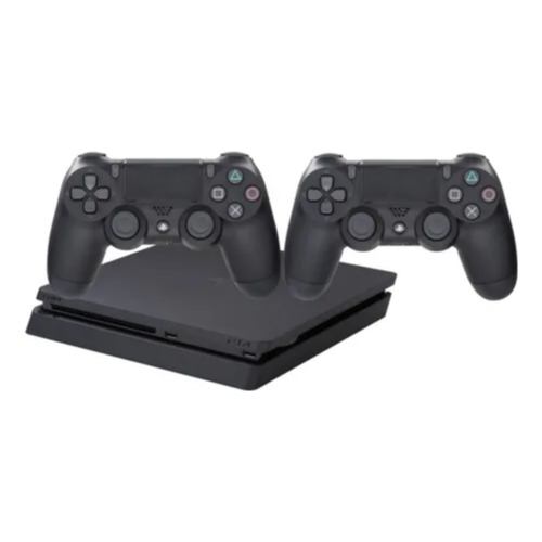 Consola SONY PlayStation 4 Slim 1 Tb, 2 Controllere - imagine 2