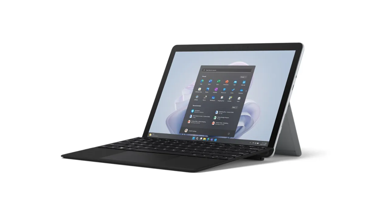 Tableta Microsoft Surface Go Model 1824, Ecran Touch 10 Inchi PixelSense, Intel Pentium Gold, 8 Gb Ram, 128 Gb SSD, Windows 11, QWERTZ, Silver