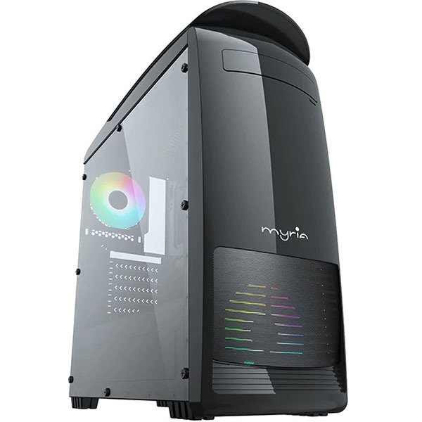 Unitate PC Gaming Myria, AMD Ryzen 5 3600 3.6 Ghz, 16 Gb RAM DDR4, HDD 1 Tb, SDD 256 Gb, NVidia GeForce GTX 1650 4 Gb, Black.