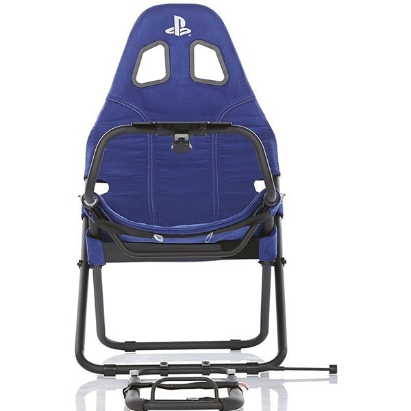 Scaun gaming Playseat Challenge, PlayStation Edition, Piele Alcantara, Albastru - imagine 2