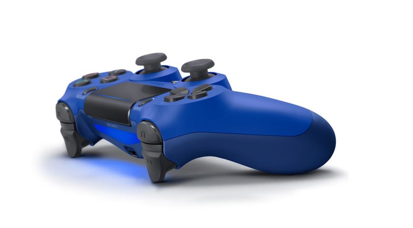 Controller SONY PlayStation 4, Wireless, Blue - imagine 2