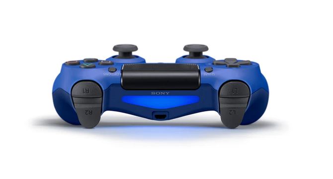 Controller SONY PlayStation 4, Wireless, Blue - imagine 3