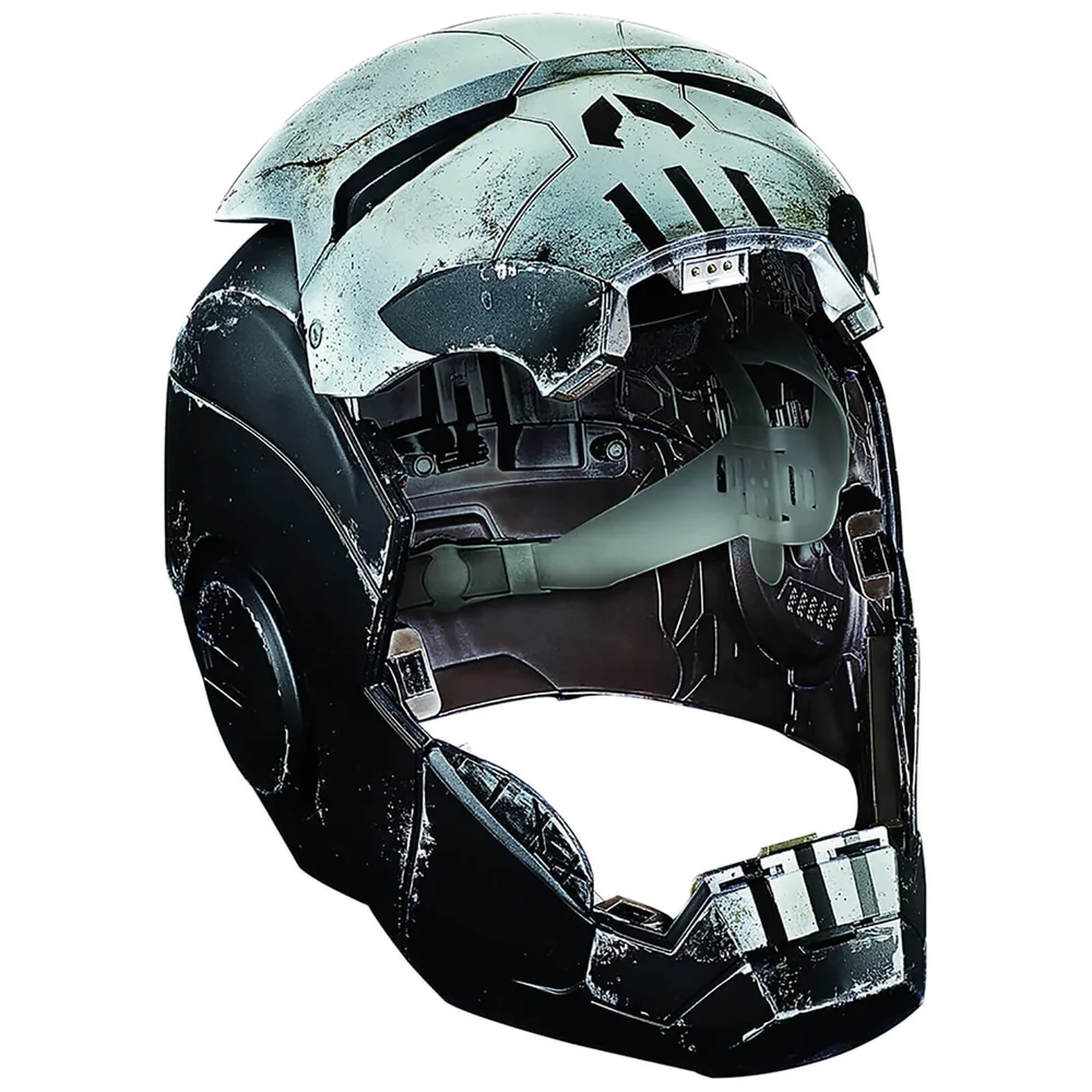 Casca Electronica Hasbro Marvel Legends Series Gameverse Future Fight The Punisher War Machine - imagine 3