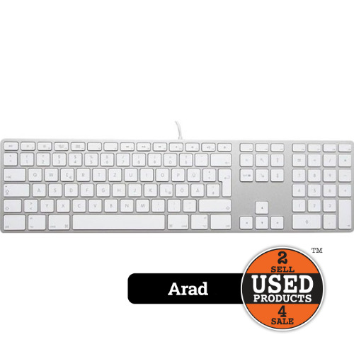 Tastatura cu fir Apple A1243, Numeric Keypad, USB - imagine 2