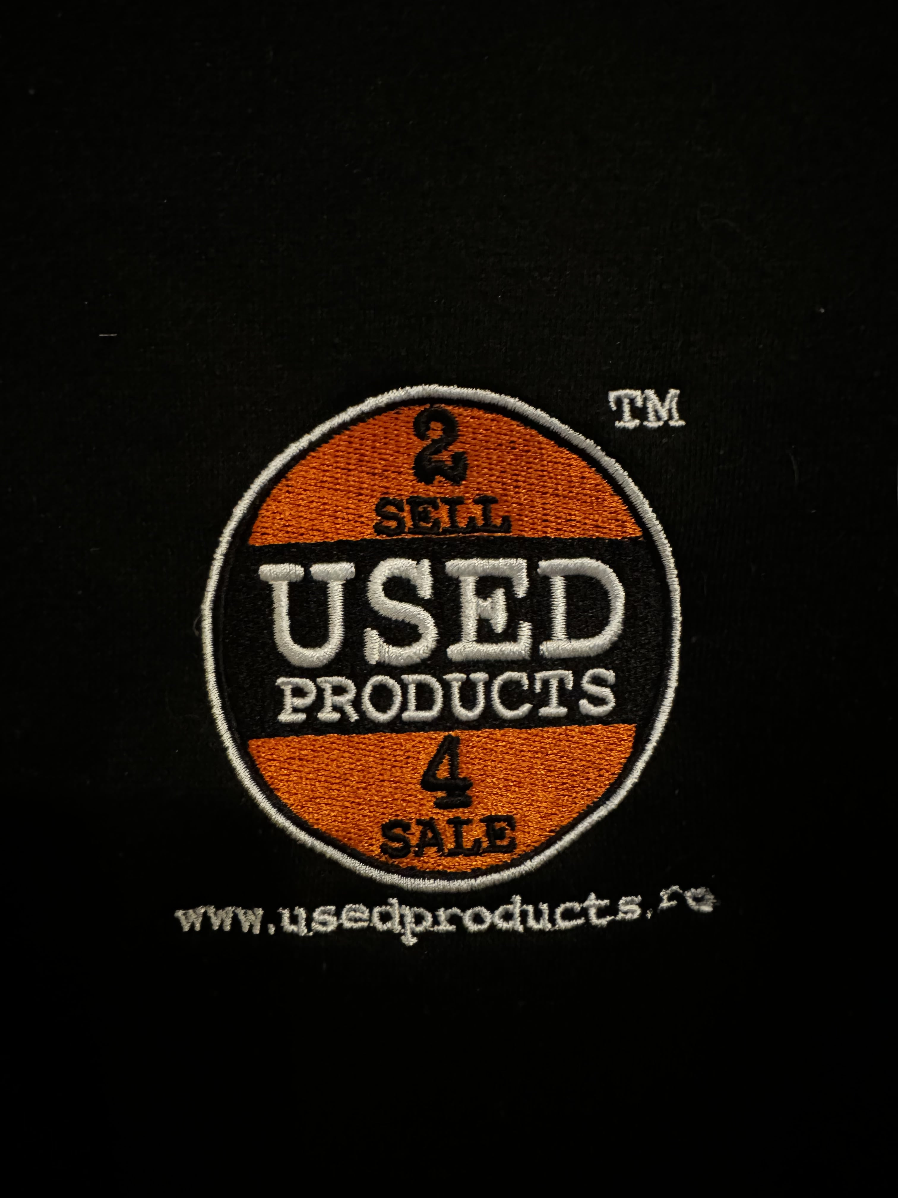 Bluza Barbati, Bumbac, Broderie Used Products, Diverse Marimi, Negru - imagine 2